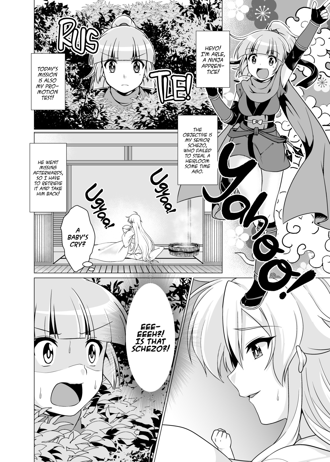 Hentai Manga Comic-Lewd Flower Bloom! Flirtatious Ninja Thrown into a Woman's Body!-Read-31